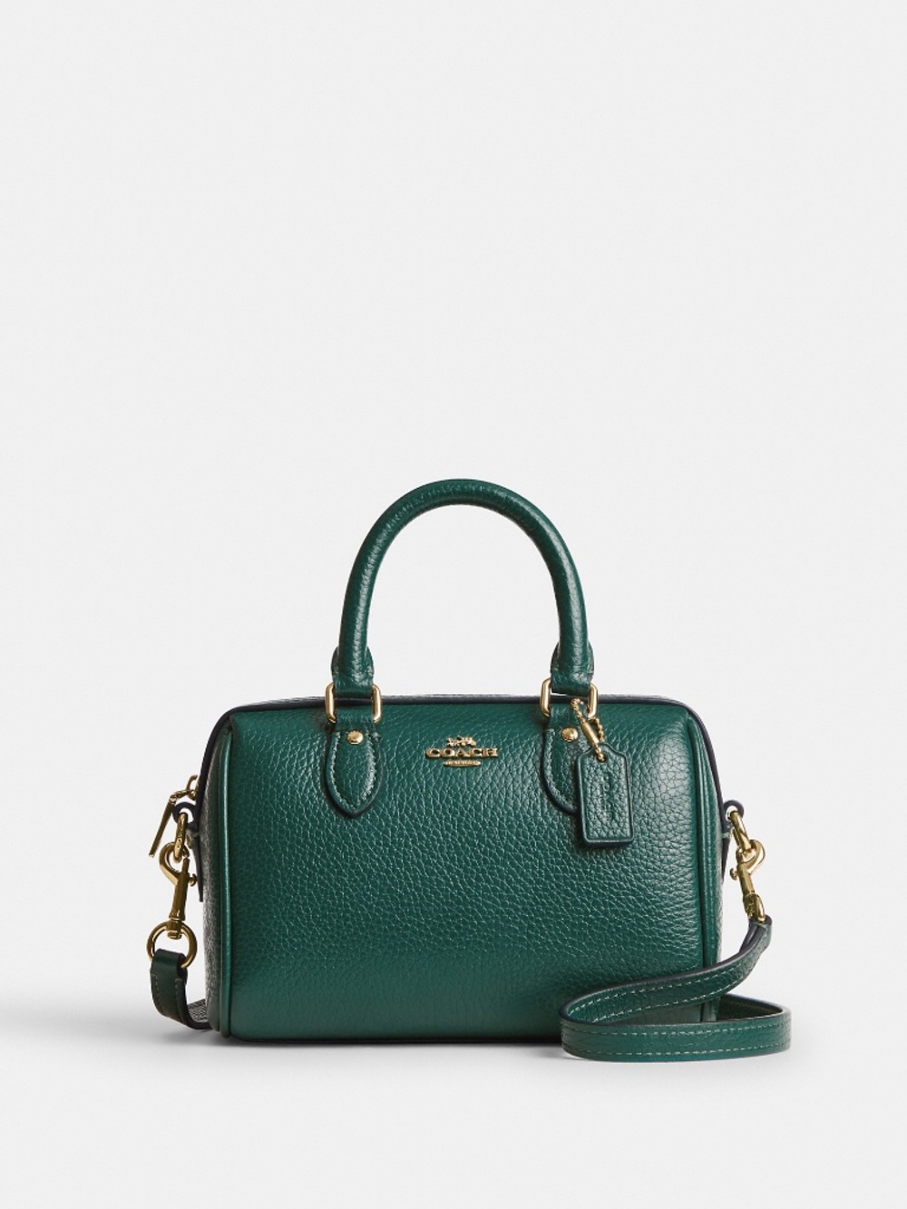Coach Outlet Mini Rowan Crossbody Bag in Emerald NEW IN PACKAGING